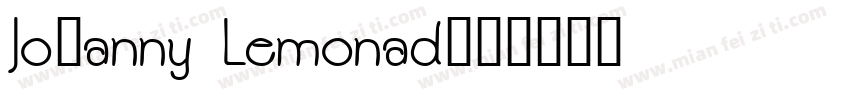 Jovanny Lemonad字体转换